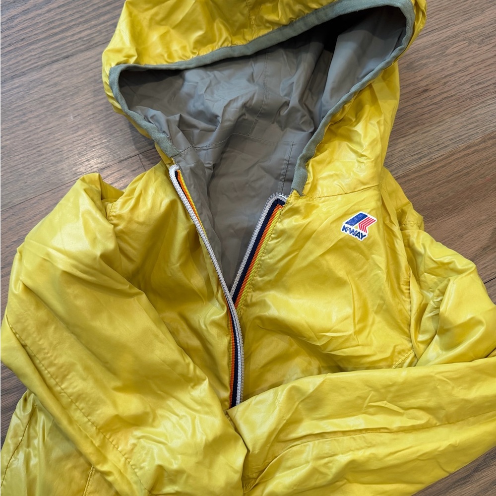 K-Way Kids Bright Yellow Raincoat